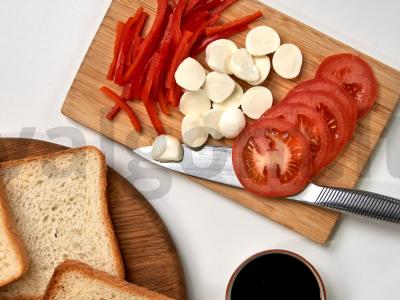 Skrudinta duona su barbekiu padažu Žingsnis 1