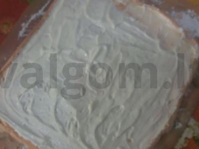 Erdvus meringue ritinys Žingsnis 6