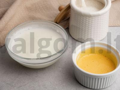 Klasikinis eggnog receptas Žingsnis 2