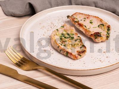 Česnakinis keptas karbonadas. Žingsnis 4