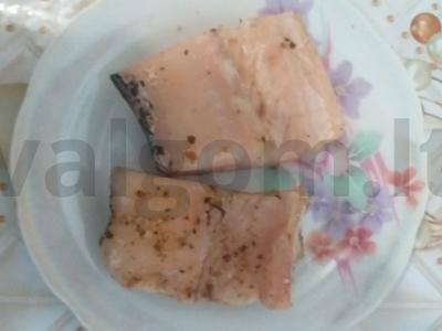 Kepta lydeka su makaronais Žingsnis 1