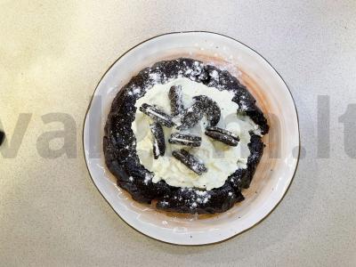 "Oreo brownie" sūrio pyragas. pagrindine nuotrauka