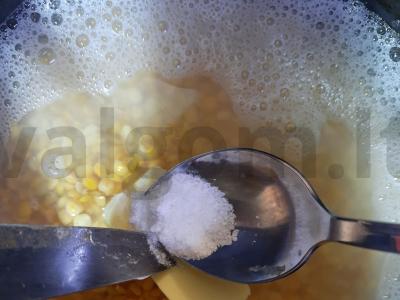Kreminė žirnių košė Žingsnis 3