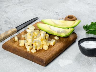 Avokadų pesto padažas su melasa Žingsnis 1