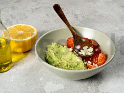 Avokadų salotos greitam maistui Žingsnis 2