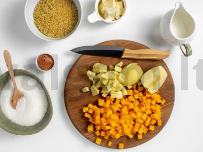 Bulgur su moliūgais Žingsnis 1