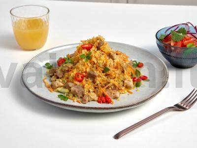 Bulgur kiaulienos plovas pagrindine nuotrauka
