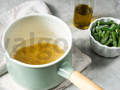 PP bulguro receptas Žingsnis 1