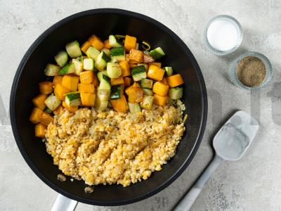 Bulgur plovas su lęšiais Žingsnis 3