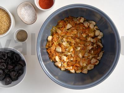 Bulgur Plov slėginiame puode Žingsnis 1