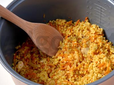 Bulgur Plov slėginiame puode Žingsnis 2