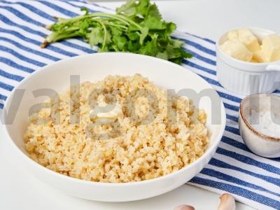 Bulguro kepimas mikrobangų krosnelėje Žingsnis 1