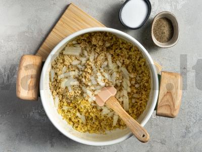 Bulgur garnyras su quinoa Žingsnis 2