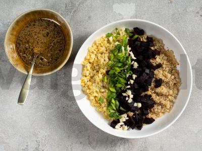 Bulgur salotos su burokėliais Žingsnis 3