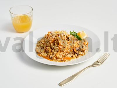 Bulgur su grybais pagrindine nuotrauka