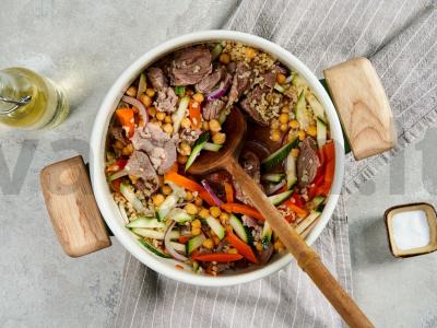 Bulgur plovas su avinžirniais Žingsnis 2