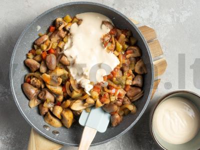Bulgur su vištienos širdelėmis Žingsnis 3