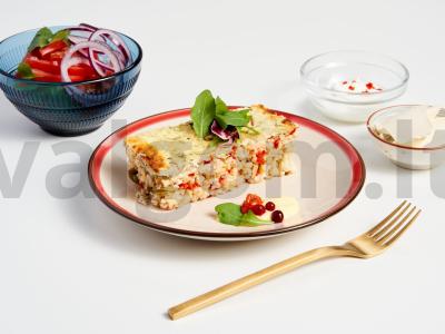 Bulgur troškinys su sūriu pagrindine nuotrauka