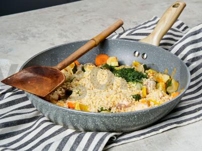 Bulgur su vištienos filė ir daržovėmis Žingsnis 3