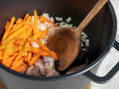 Bulgur plovas su antiena Žingsnis 2