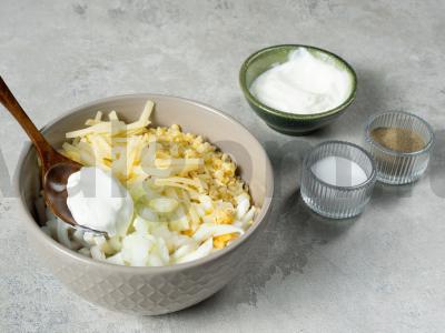 Bulgur salotos su kalmarais Žingsnis 2