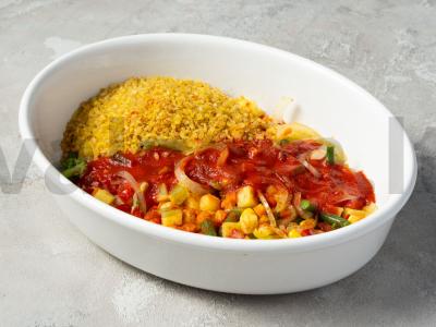 Bulgur su pomidorų pasta Žingsnis 2
