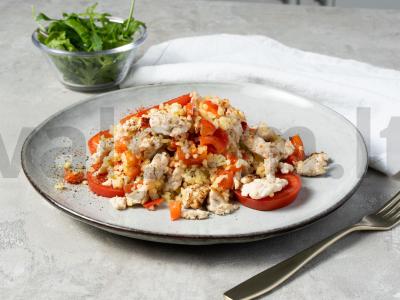 Bulgur su malta vištiena pagrindine nuotrauka