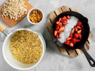 Bulgur košė su riešutais Žingsnis 2