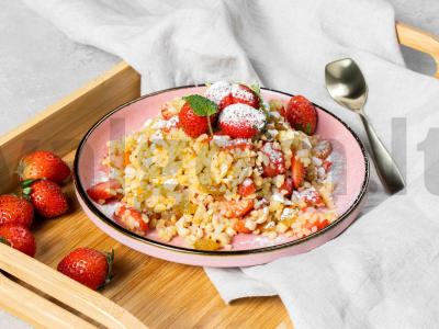 Bulgur košė su riešutais pagrindine nuotrauka
