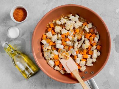 Bulgur su kalakutienos filė Žingsnis 1