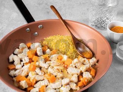 Bulgur su kalakutienos filė Žingsnis 2