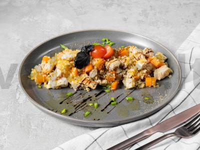 Bulgur su kalakutienos filė pagrindine nuotrauka