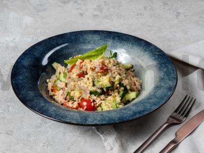 Bulgur su tunu pagrindine nuotrauka