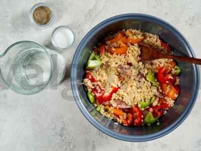 Bulgur su triušiena Žingsnis 2
