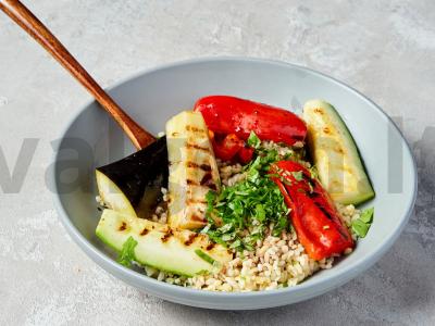 Bulgur su keptomis daržovėmis Žingsnis 2