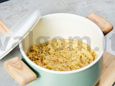 Bulgur su sojų padažu Žingsnis 1