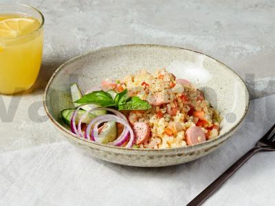 Bulgur su dešrelėmis pagrindine nuotrauka