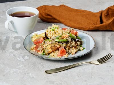 Bulgur su austrių grybais pagrindine nuotrauka