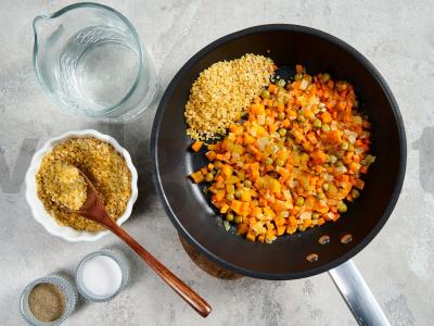 Greitas bulguro garnyras Žingsnis 2