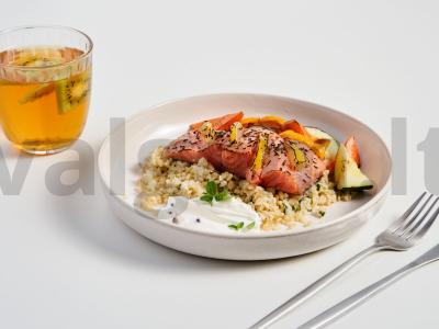 Bulgur su upėtakiu pagrindine nuotrauka