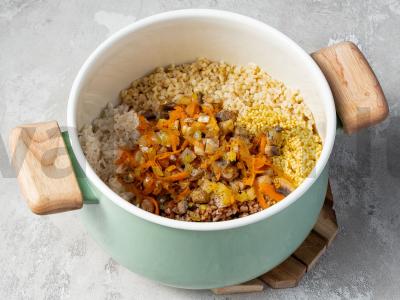 Bulgur košė su grikiais Žingsnis 3