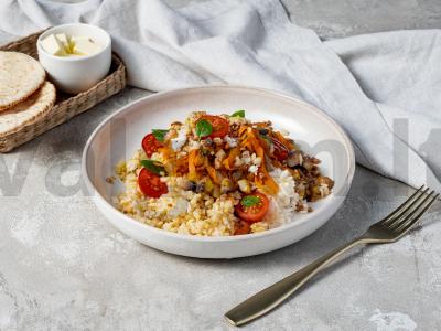 Bulgur košė su grikiais pagrindine nuotrauka