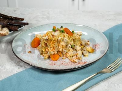 Bulgur su rytietiškais prieskoniais pagrindine nuotrauka