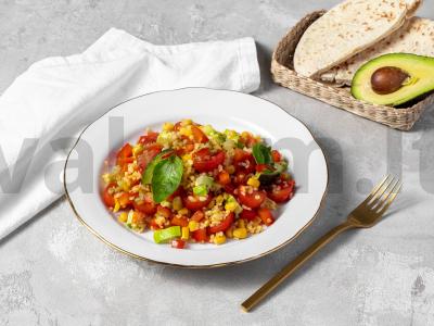 Bulgur su avokadais meksikietišku stiliumi pagrindine nuotrauka
