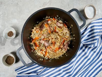 Bulgur plovas ant ugnies Žingsnis 3
