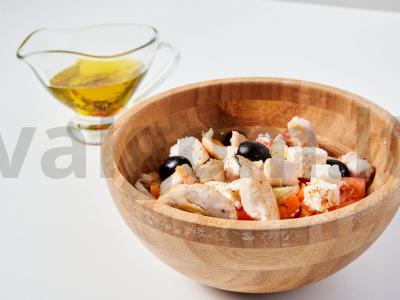 Graikiškos salotos su vištiena Žingsnis 2