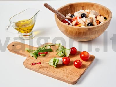 Graikiškos salotos su vištiena Žingsnis 3