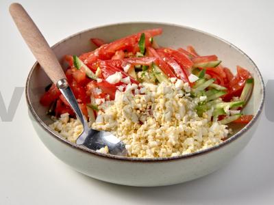 Dietinės salotos su majonezu Žingsnis 2