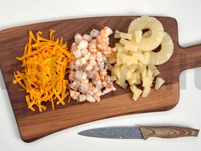 Dietinės salotos su krevetėmis Žingsnis 1