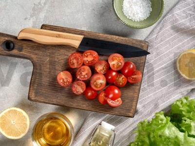 Dietinės salotos su pomidorais Žingsnis 1